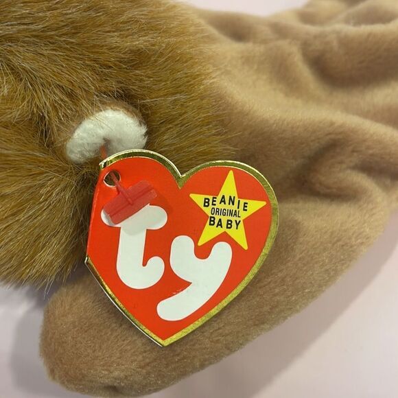 Vintage 1996 Ty Beanie Baby Roary The Lion PVC Pellets NWT Excellent Condition - Picture 7 of 10